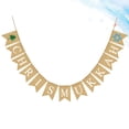 thumbnail image 3 of Christmas Burlap Banners Set Letter Printing Garland Bunting Swallowtail Flag Linen Party Decoration Background Layout Props, 3 of 8