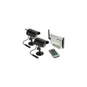 ASTAK CM-818C2 - Surveillance camera - weatherproof - color (Day&Night) - 380 TVL - audio - DC 8 V (pack of 2)
