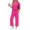 1 Rose Red, variant on Two Piece Sets for Women Casual Summer Travel Vacation Outfits Short Sleeve Tops Wide Leg Pants Lounge Sets