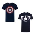 thumbnail image 1 of Marvel - Camiseta Iconos Niños - Pack de 2 (Marino), 1 of 2