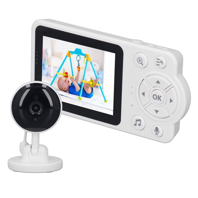 Baby Monitor, Inalámbrico Smart Baby Monitor 2600mAh Batería 100-240 V Detección De Llanto Para Para Uso Doméstico