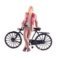 thumbnail image 2 of Bicicleta de muñeca Gentleman 1/64 Modelo de casa de muñecas de resina Modelos Figuras de personas Gentleman Caqui, 2 of 9