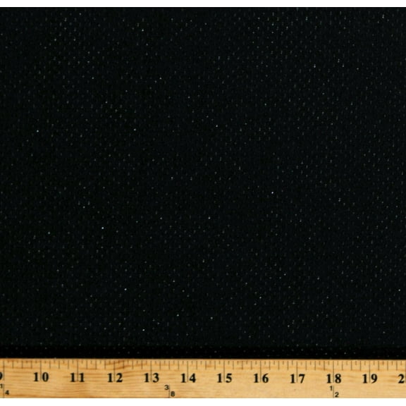 Grippy Dots Non-Slip Rug Padding Black Anti-Skid Anti-Slip Rubberized 19" Wide Polyester Fabric by the Yard (CL1GRD-BLA)