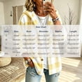 thumbnail image 3 of Admvng Women's Checkered Jacket Hooded Long Sleeve Casual Warm Outerwear, 3 of 9