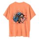 thumbnail image 4 of Fiudx Liquidación de Ofertas Flash Camiseta de Manga Corta con Cuello Redondo y Estampado Informal En La Parte Delantera y Trasera Del Día de La Independencia para Mujer, 4 of 5