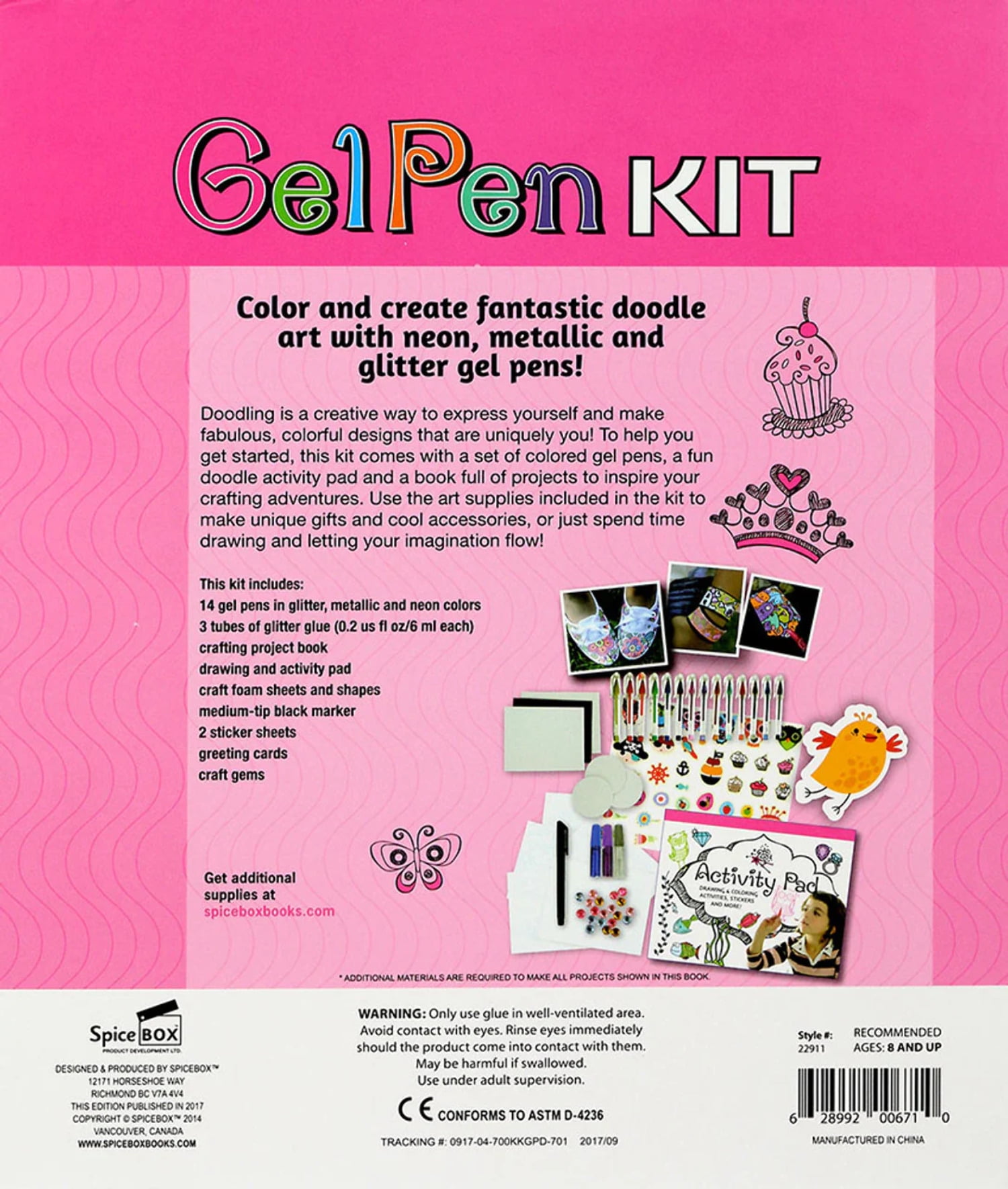 Gel Pen Kit by Spicebox