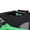 Black / Green, variant on FunMay Folding Bike Trailer for Dogs, Blue/Grey, 100lb Capacity All-terrain Pet Carrier