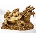 thumbnail image 1 of Moneda shui Collectiable Estatuilla Estatua Decoración de La de La Enhorabuena Presenta Enhorabuena Tortuga dragón Soledad Figuritas De Tortuga Dragón, 1 of 10