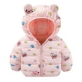 thumbnail image 1 of Gibobby Grandes NiñosNiños Bebé Unisex Impresión Primavera Invierno Lindo Abrigo Con Capucha Chaqueta Acolchada Outwear Ropa(PK2, 5-6 Años), 1 of 2