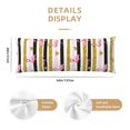 thumbnail image 3 of Fuzoiu Gold Glittering Hearts and Flamingos Print Body Pillowcase 20x54 in,Long Pillow Case, Microfiber Body Pillow Cover, Soft and Breathable Pillowcase, 3 of 7