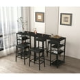 thumbnail image 5 of Dining Table Set , Wood Kitchen Table with  Chairs Dinning Table Set for Kitchen & Dining Room, 5 of 7