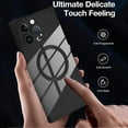 thumbnail image 4 of iPhone 14 Pro Max Case, , MagSafe Compatible, Shockproof TPU Silicone, 6.7 inch, Black, 4 of 6