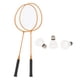 thumbnail image 4 of 2 raquetas de bádminton, volante de bádminton, raquetas de bádminton para 2 jugadores con 3 Amarillo, 4 of 8