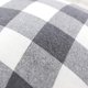 thumbnail image 2 of Almohada/Funda de almohada Juego de fundas de almohada a cuadros para sofá, gris y blanco, 16 x 16 pulgadas Ormromra CZJJ-ZC3-1, 2 of 2