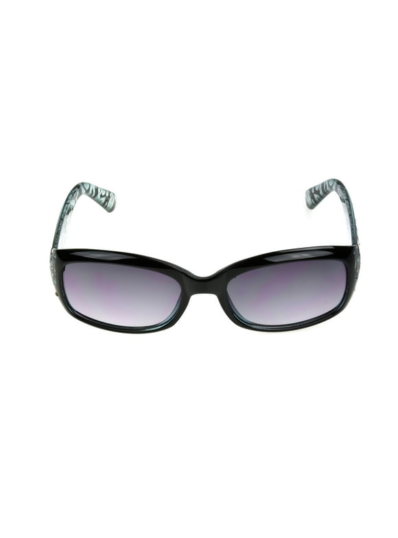 Foster Grant Women's Rectangle Fashion Sunglasses Blue