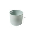 thumbnail image 3 of HANAMYA Storage Laundry Basket 27 Liter in Mint (Set of 2), 3 of 5