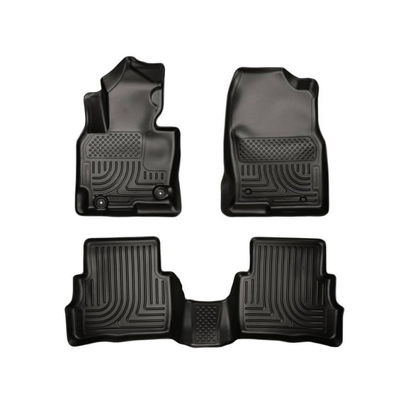 Husky Liners 99731 Weatherbeater Floor Mats Fit 2013-2016 Mazda CX-5 - Front/2nd Seat - Black