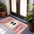 thumbnail image 5 of Aurorax Door Mats for Outside Entry Doorway,Non Slip Holiday Halloween Doormats for Outdoor,Pink Ghost Decor for Halloween Home, 5 of 7