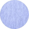 thumbnail image 1 of Ahgly Company Indoor Round Abstract Blue Contemporary Area Rugs, 5' Round, 1 of 4