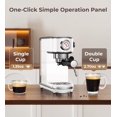 thumbnail image 3 of Cafetera Espresso Atatix 20 Bar con Espumador de Leche 1.3L Blanca, 3 of 9