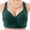 c01Green, variant on Hduncf Daisy Bras for Older Women Front Closure Full Coverage Senior Padded Bras Push Up Bra Comfortable Everyday Bralettes Gray 46