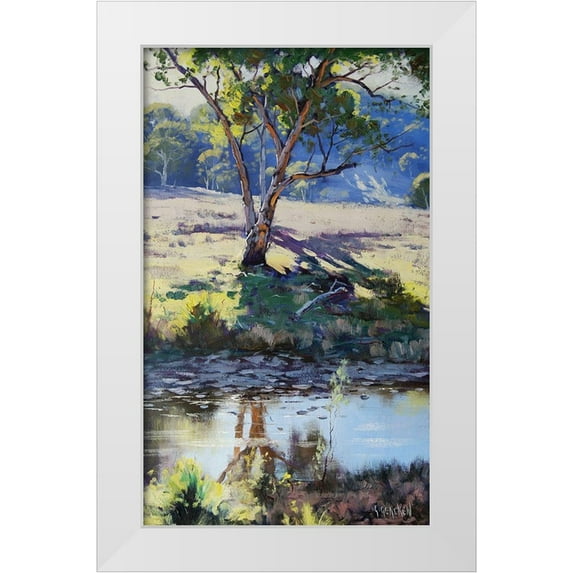 Gercken, Graham 10x14 White Modern Wood Framed Museum Art Print Titled - Long Creek Australia