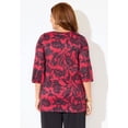 thumbnail image 3 of Catherines Women's Plus Size Dream Drape Embellished Kurta Tunic, 3 of 5
