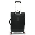 SwissTech Executive 21" Softside Carryon Luggage, Black, (Walmart