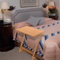 thumbnail image 3 of SalonMore Bamboo Sofa Table Laptop Writing Wokstation TV Snack End Side Table Laptop Desk Coffee End Table Bed Side Snack Table, 3 of 6