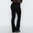 thumbnail image 3 of Pantalones de campana para mujer Leggings casuales con corte de bota Pantalones de chándal ajustados Ygjytge Negro T M para Mujer, 3 of 5