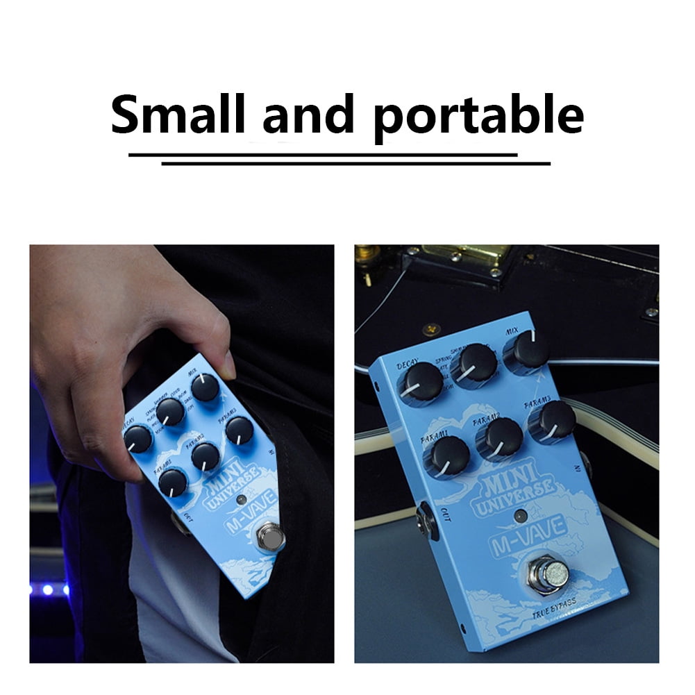Maritcute MINI-UNIVERSE Analog Reverberation Guitar Pedal Guitar Effect Pedal Mini Pedal Pure Analog Processor With True Bypass Metal Shell