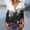 Black, variant on Womens Tunic Tops Long Sleeve Women Casual Printing Long Sleeve Buttons Slim Blouse T-shirt Tops