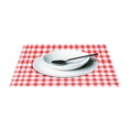 thumbnail image 3 of Ryvnso Placemats Set of 4 Checkered Grid-d3 Dining Mats Heat-Resistant Non-Slip Washable Table Mat, 3 of 8