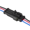 thumbnail image 1 of Waterproof 3 Pin Way Car Auto Wire Electrical Connector Plug Other Accessories, 1 of 5