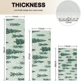 thumbnail image 4 of Light Green Christmas Tree and Snow Pattern Kitchen Rugs Sets Of 3,Kitchen Runner Rugs Non Skid Washable,Decorative Kitchen Floor Mats for Kitchen,Sink,Laundry,17"x30"+ 17"x47" + 17"x59", 4 of 6