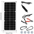 thumbnail image 3 of EIGTHTAIL 30 Watts 12 Volt Portable Solar Panel Kit for RV Camper Vehicle Caravan and Other Off Grid Applications with USB Port High Efficiency Solar Battery with Controller, 3 of 8