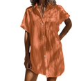 thumbnail image 2 of Pantalones de Vestido de Cintura Alta Pantalones de Cinturón Plisado de Color Sólido de las Mujeres, Falda Cómoda Suelta para el Hogar Y los Viajes, 2 of 6