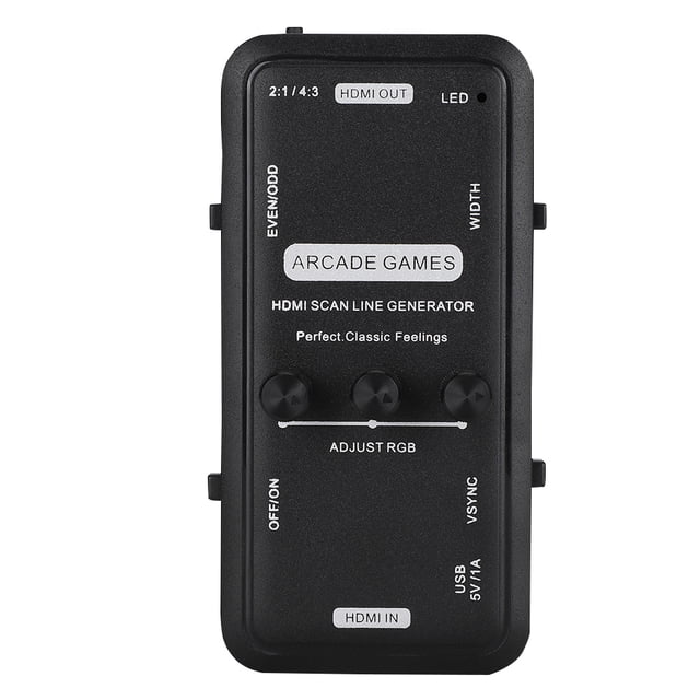 LAFGUR Scan Line Generator Video Image Scan Line Generator Board Fineness Ratio 2 : 1 / Thickness Ratio 4 : 3 Support Audio Video Synchronous Output For Arcade Game