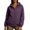 Purples, variant on Womens Zip Jackets with Hood New Fall Hooded Rain Coat for Women - Lightweight Zip up Windproof Rain Jackets - Casual Outdoor Windproof Jacket with Pockets