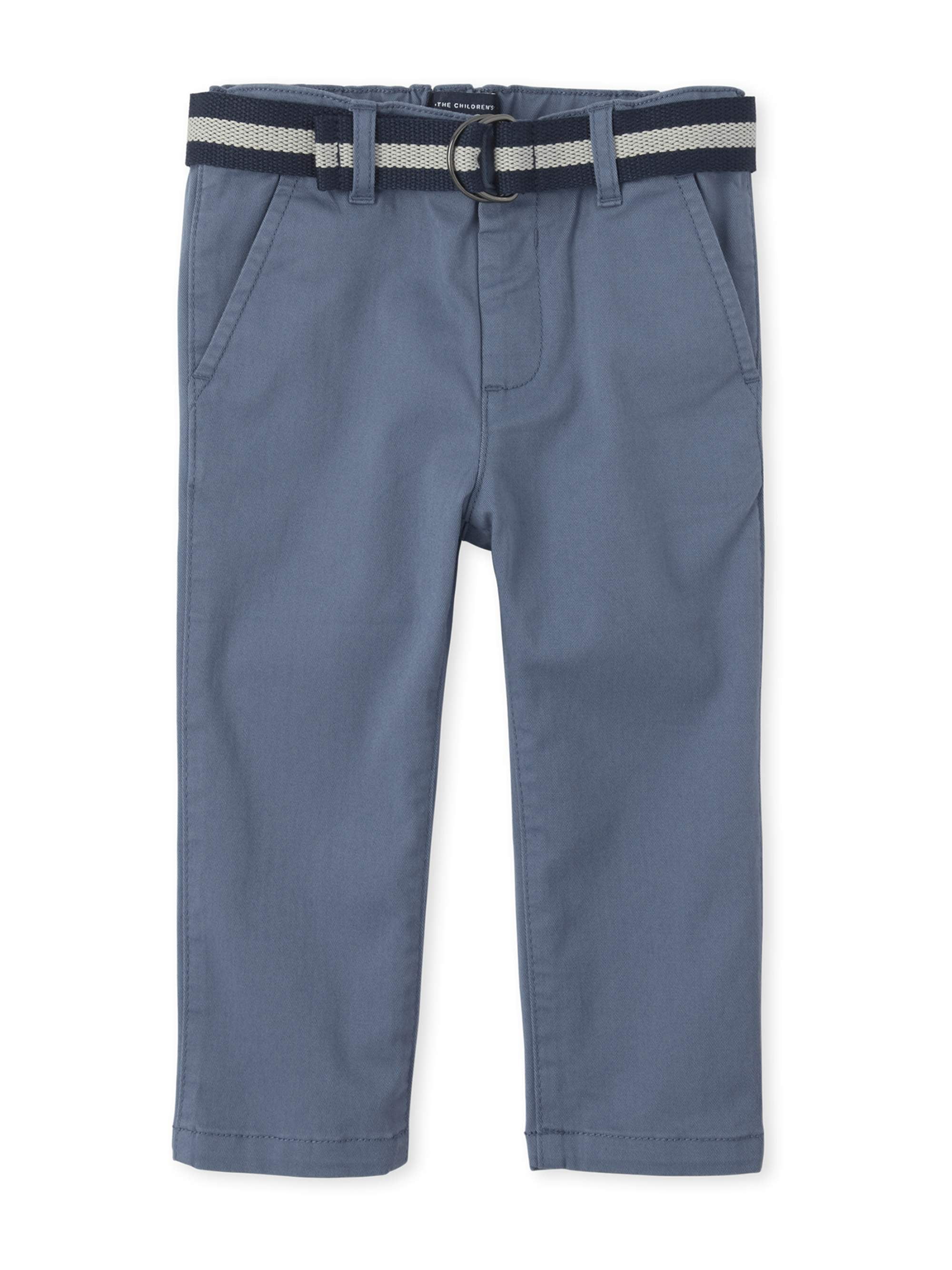 The Children's Place Toddler Boy Solid Belted Chino Pant