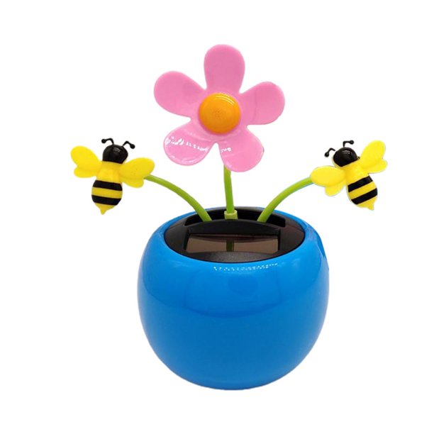Tohuu Solar Dancing Flower Solar Powered Dancing Flower Bee Flower
