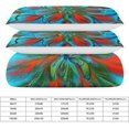 thumbnail image 2 of HAHDAXIA Floral Pattern Bedding Solid Comforter Set for All Seasons 3 Pieces(1 Comforter+2 Pillowcases) Soft Microfiber Bedding Set Queen(90"x90"), 2 of 7