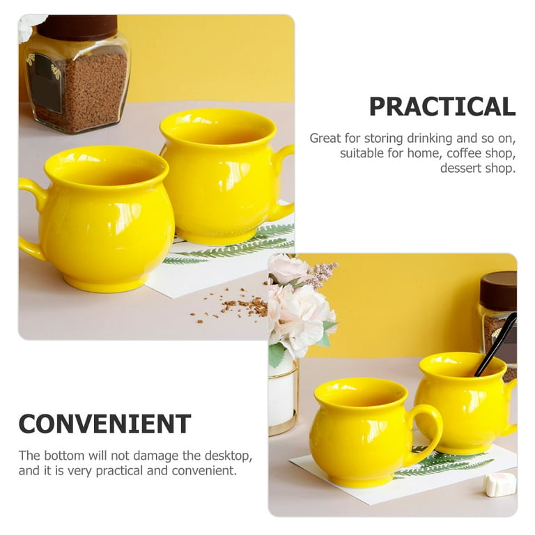 Latte Art Cup Novelty Mugs Espresso Cups Coffee Pot Belly Household  Ceramics - Walmart.com