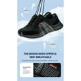 thumbnail image 3 of Breathable Men's Work Shoes Summer Safety Shoes with Steel Toe, Lightweight & Puncture-Proof Protective Sneakers for Industrial & Construction Use, 3 of 7