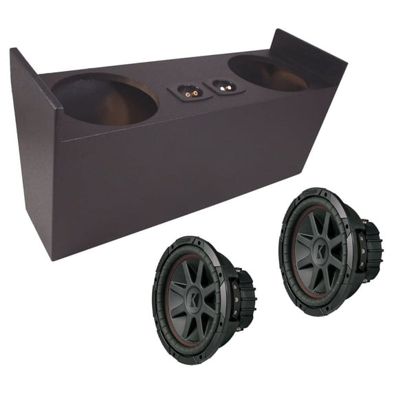 Kicker Jeep Wrangler YJ &TJ 87-06 43CVR104 10" 350W Sub & Dual 10" Sub Box