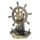 thumbnail image 3 of Modelo de timón de popa de barco Sincero Decoración de escritorio estilo Europeo Bronce, 3 of 9