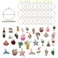 thumbnail image 4 of 30PCS Wine Glass Charms Drink Identifiers for Stem Glasses Markers Tags Beach Themed Party Supplies, 4 of 6