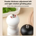 Blueek Solid Wood Pepper Powder Grinder Black Pepper And Sichuan Pepper Ground Manual Grinder