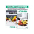 thumbnail image 2 of Cesta De Frutas De Cocina De Metal De 2 Niveles Desmontable negro, 2 of 4