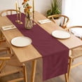 thumbnail image 3 of Table Runner 72 Inches Long for Kitchen Dining, Red Solid Color Dresser Scarf Farmhouse, Dining Table Decorations for Wedding/Parties, Aesthetics Contemporary Luxury 16 x 72 In, 3 of 8